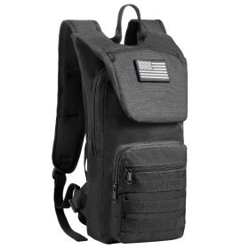 Hydration Backpack, Water Backpack with 3L TPU Water Bladder, Tactical Molle Hiking Hydration Pack with Storage for Men Women