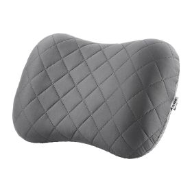 Inflatable Camping Pillow, 5-Inch Thickened Travel Pillow, Soft Backpacking Pillows with Removable & Washable Cover, Storage Bag