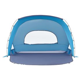 Beach Tent Sun Shelter for 6 Person, UPF 50+ Protection, Portable Sun Shade Canopy with Carrying Bag & Sand Pockets